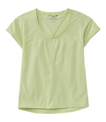 L.L.Bean Discount | Women's Ribbed Performance Tee, Short-Sleeve