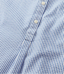 L.L.Bean Sale | Women's Vacationland Seersucker Shirt, Short-Sleeve Popover Stripe