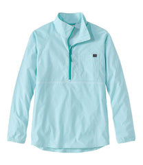 L.L.Bean Online | Women's Everyday SunSmart® Woven Shirt, Quarter-Zip Pullover Colorblock