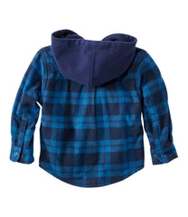 L.L.Bean | Toddlers' Fleece-Lined Flannel Shirt, Hooded