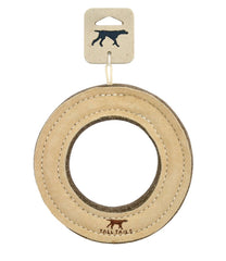 L.L.Bean Discount | Natural Leather & Wool Ring Dog Toy