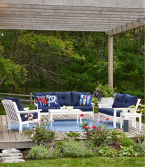 L.L.Bean Outlet | All-Weather Patio Sofa with Textured Cushions