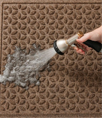 L.L.Bean US | Heavyweight Recycled Waterhog Doormat, Blooming Circles, Personalized