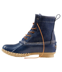 L.L.Bean Outlet | Women's Bean Boots, 8" Denim Insulated Flannel-Lined