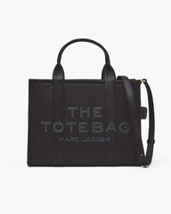Marc Jacobs The Leather Medium Tote Bag Black BAGS|NEW ARRIVALS