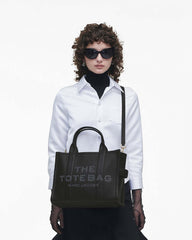 Marc Jacobs The Leather Medium Tote Bag Black BAGS|NEW ARRIVALS