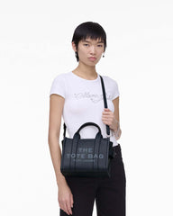 Marc Jacobs The Leather Small Tote Bag Blue Sea BAGS