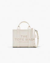 Marc Jacobs The Leather Small Tote Bag Cotton/Silver BAGS