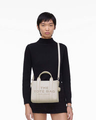 Marc Jacobs The Leather Small Tote Bag Cotton/Silver BAGS