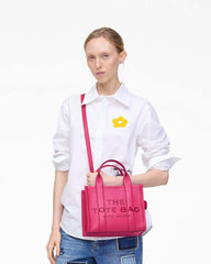 Marc Jacobs The Leather Small Tote Bag Raspberry Pink BAGS|NEW ARRIVALS