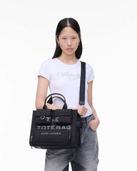Marc Jacobs The Cargo Canvas Medium Tote Bag Black BAGS