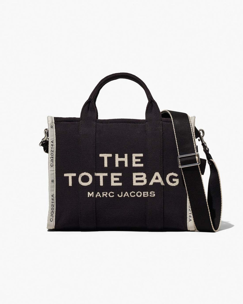 Marc Jacobs The Jacquard Medium Tote Bag Black BAGS