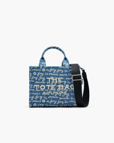 Marc Jacobs The Joy Denim Small Tote Bag Indigo Multi BAGS
