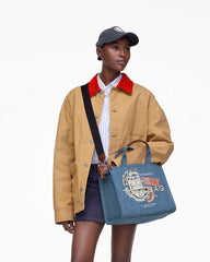 Marc Jacobs The A.P.C. X Marc Jacobs Denim Medium Tote Bag Washed Indigo BAGS