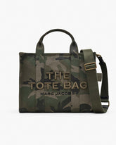 Marc Jacobs The Camo Jacquard Medium Tote Bag Camo Multi BAGS