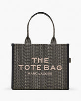 Marc Jacobs The Monogram Jacquard Large Tote Bag Beige Multi BAGS
