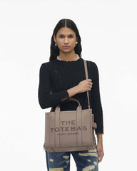 Marc Jacobs The Leather Medium Tote Bag Cement BAGS