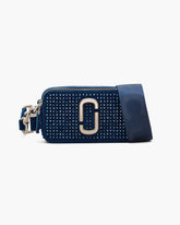 Marc Jacobs The Crystal Denim Snapshot Dark Wash Crystal BAGS
