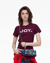 Marc Jacobs The Trinket Charm Denim Dual Chain Mini Bag Medium Wash Multi BAGS|WALLETS|NEW ARRIVALS