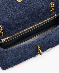 Marc Jacobs The Trinket Charm Denim Dual Chain Mini Bag Medium Wash Multi BAGS|WALLETS|NEW ARRIVALS