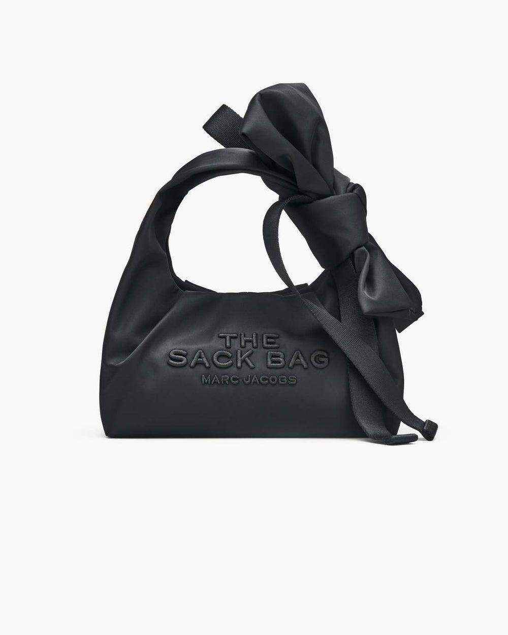 Marc Jacobs The Bow Nylon Mini Sack Bag Black BAGS