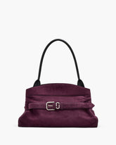 Marc Jacobs The Suede Dakota Satchel Dark Plum BAGS