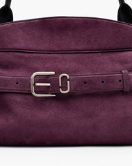 Marc Jacobs The Suede Dakota Satchel Dark Plum BAGS