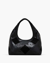 Marc Jacobs The Suede Patchwork Sack Bag Black Multi BAGS|NEW ARRIVALS