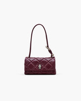 Marc Jacobs The Quilted Mini Dual Shoulder Bag Dark Plum BAGS