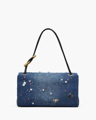 Marc Jacobs The Trinket Charm Denim Large Dual Bag Medium Wash Multi BAGS|NEW ARRIVALS