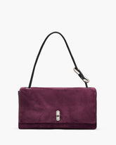 Marc Jacobs The Suede Large Dual Dark Plum BAGS