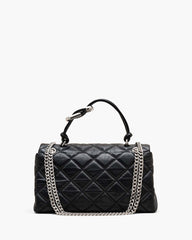 Marc Jacobs The Quilted Dual Convertible Shoulder Bag Black BAGS