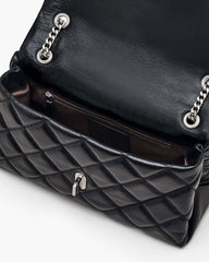 Marc Jacobs The Quilted Dual Convertible Shoulder Bag Black BAGS