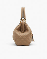 Marc Jacobs Re-Edition Quilted Leather Stam Bag Camel BAGS