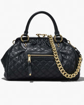 Marc Jacobs Re-Edition Quilted Leather Stam Bag Black BAGS