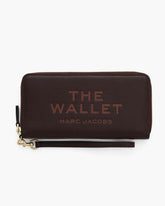 Marc Jacobs The Leather Continental Wallet Ganache WALLETS