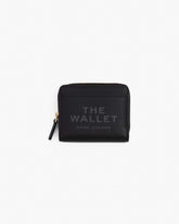 Marc Jacobs The Leather Mini Compact Wallet Black WALLETS