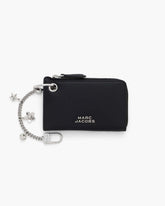 Marc Jacobs The Everyday Top Zip Charm Wallet Black WALLETS|ACCESSORIES|NEW ARRIVALS