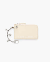 Marc Jacobs The Top Zip Charm Wallet Cloud White WALLETS