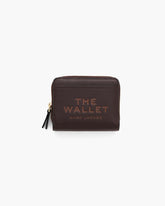 Marc Jacobs The Leather Mini Compact Wallet Ganache WALLETS