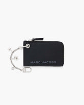 Marc Jacobs The Top Zip Charm Wallet Black WALLETS
