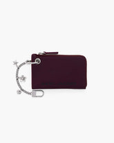 Marc Jacobs The Top Zip Charm Wallet Dark Plum WALLETS|ACCESSORIES