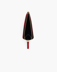 Marc Jacobs The Leather Top Zip Multi Wallet True Red WALLETS|NEW ARRIVALS