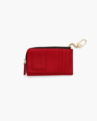 Marc Jacobs The Leather Top Zip Multi Wallet True Red WALLETS|NEW ARRIVALS