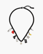 Marc Jacobs The Collector Charm Necklace Black Multi JEWELRY