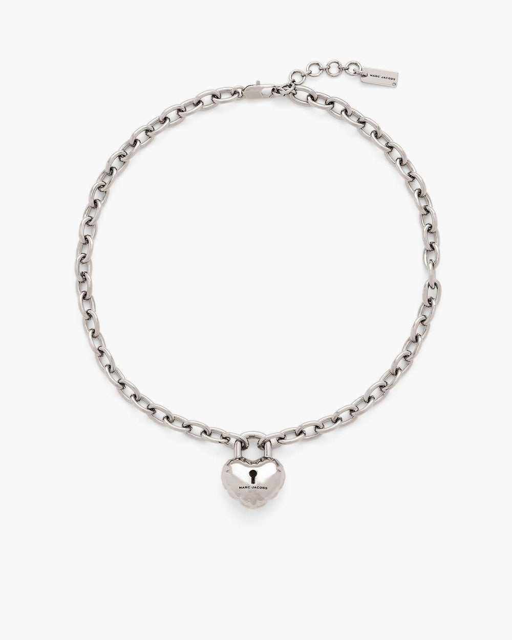 Marc Jacobs The Heart Balloon Necklace Light Antique Silver JEWELRY|NEW ARRIVALS