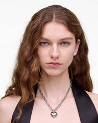 Marc Jacobs The Heart Balloon Necklace Light Antique Silver JEWELRY|NEW ARRIVALS