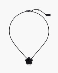 Marc Jacobs The Daisy Pave Necklace Black/Black Crystal JEWELRY