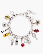 Marc Jacobs The Trinket Charm Bracelet Silver/Multi JEWELRY|NEW ARRIVALS