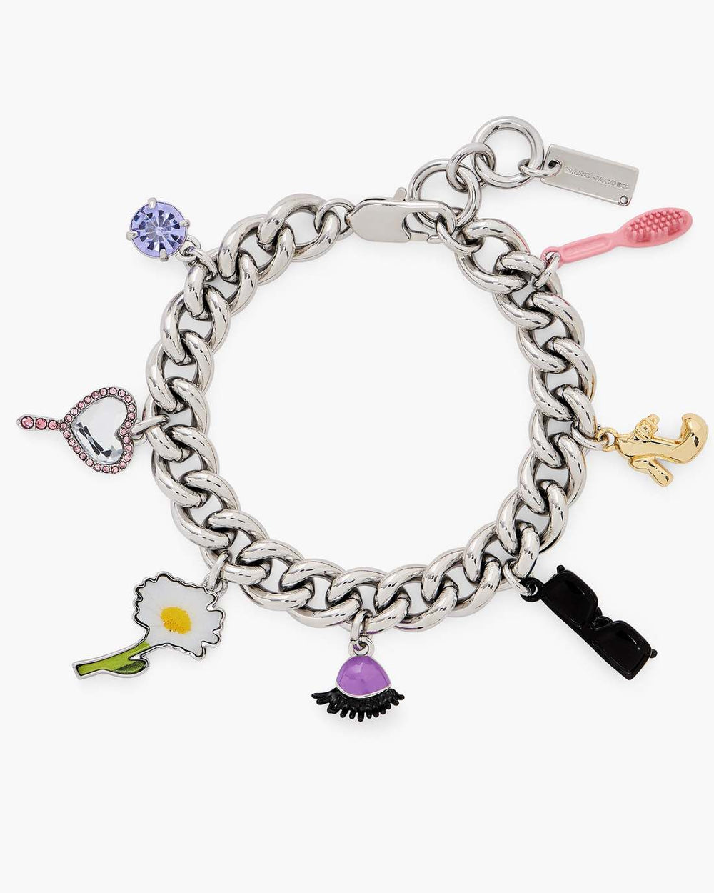 Marc Jacobs The Dollhouse Charm Bracelet Silver/Multi JEWELRY